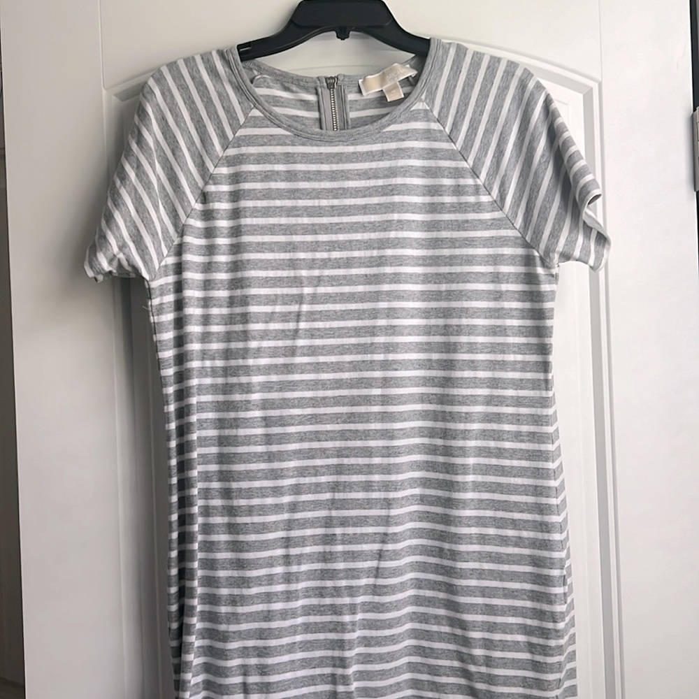 MK Stripe T-Shirt Dress